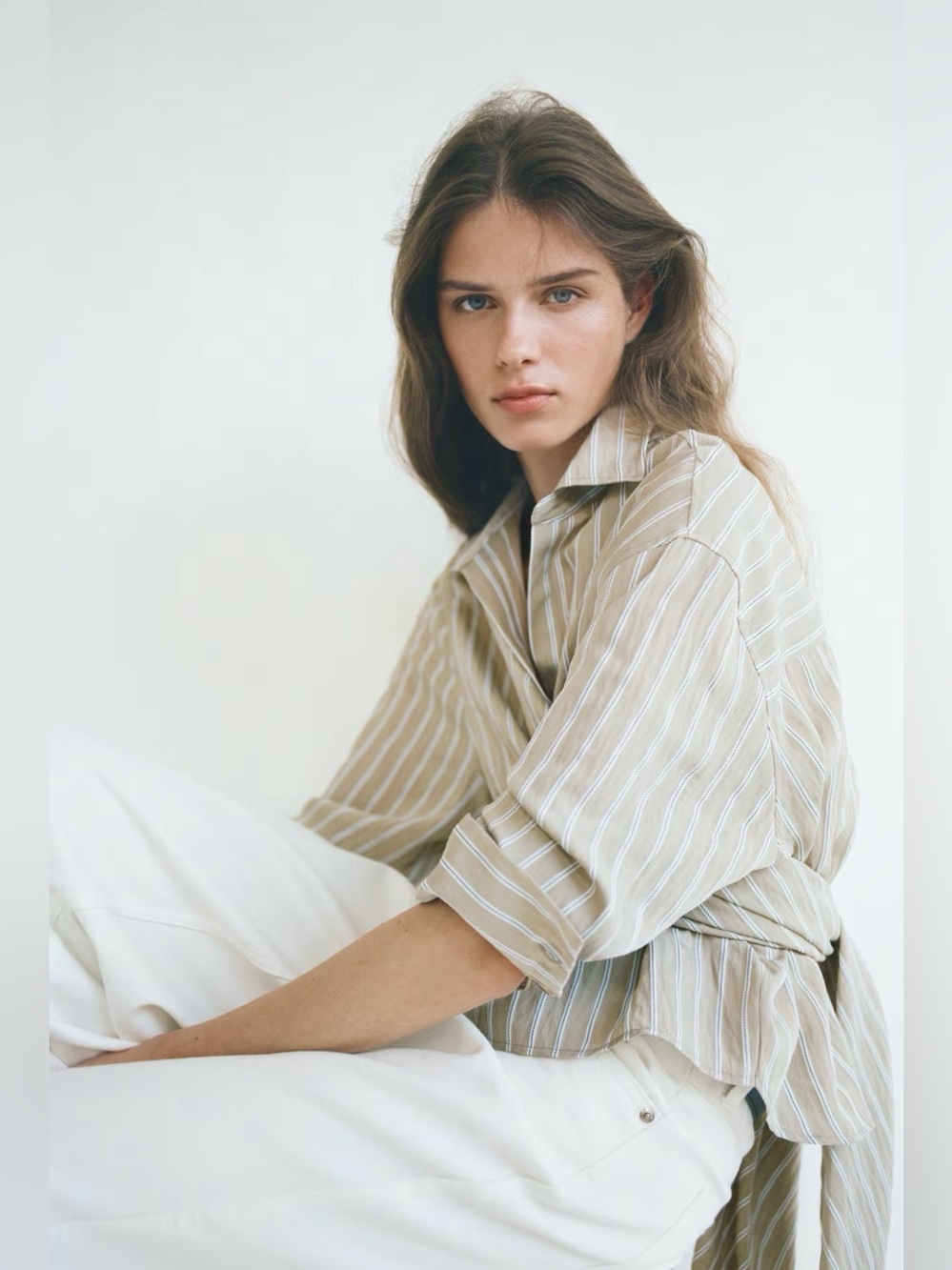 NWT Tie-Detail Blouse